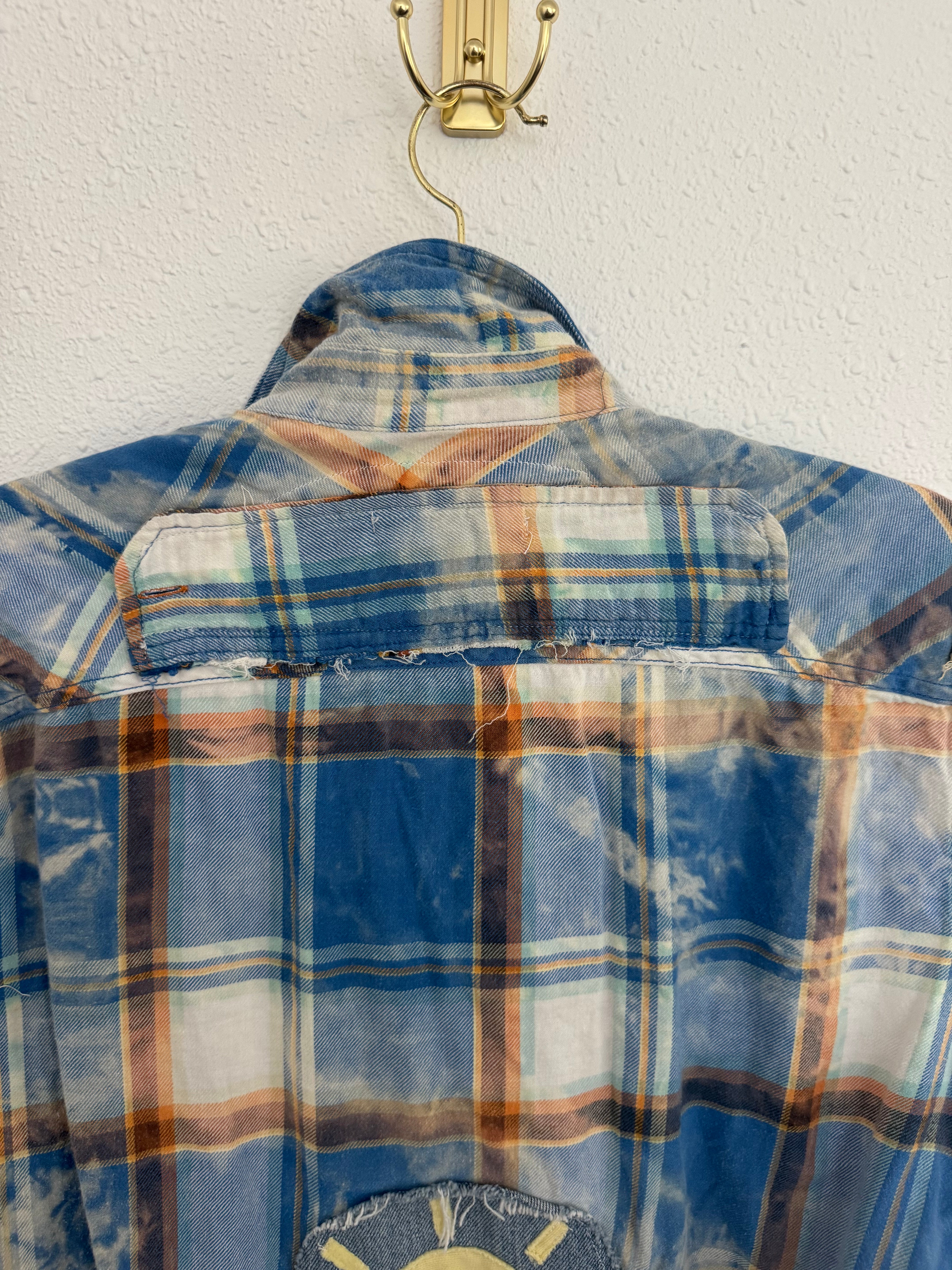 Upcycled Flannel Top