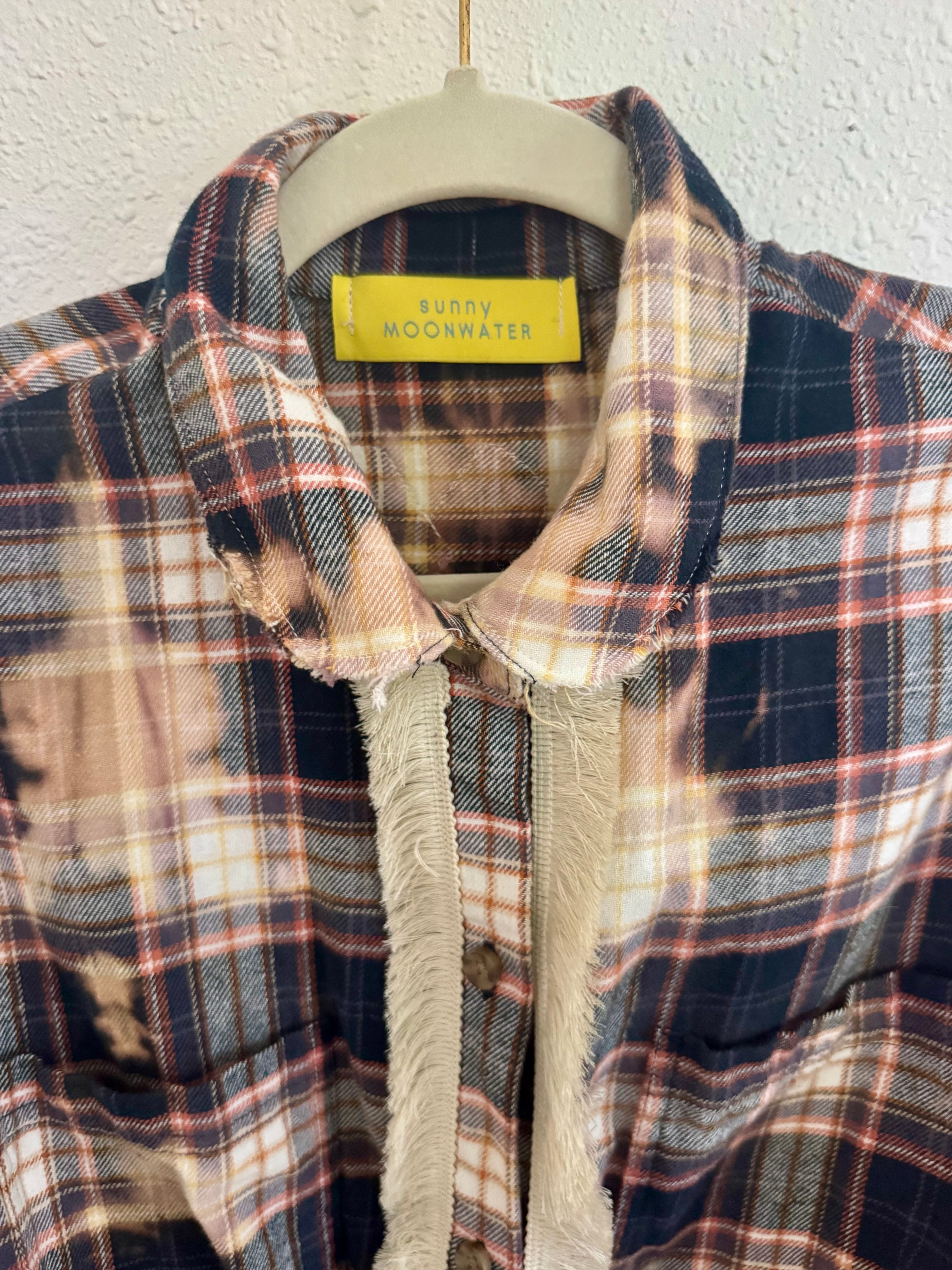 Upcycled Flannel Top