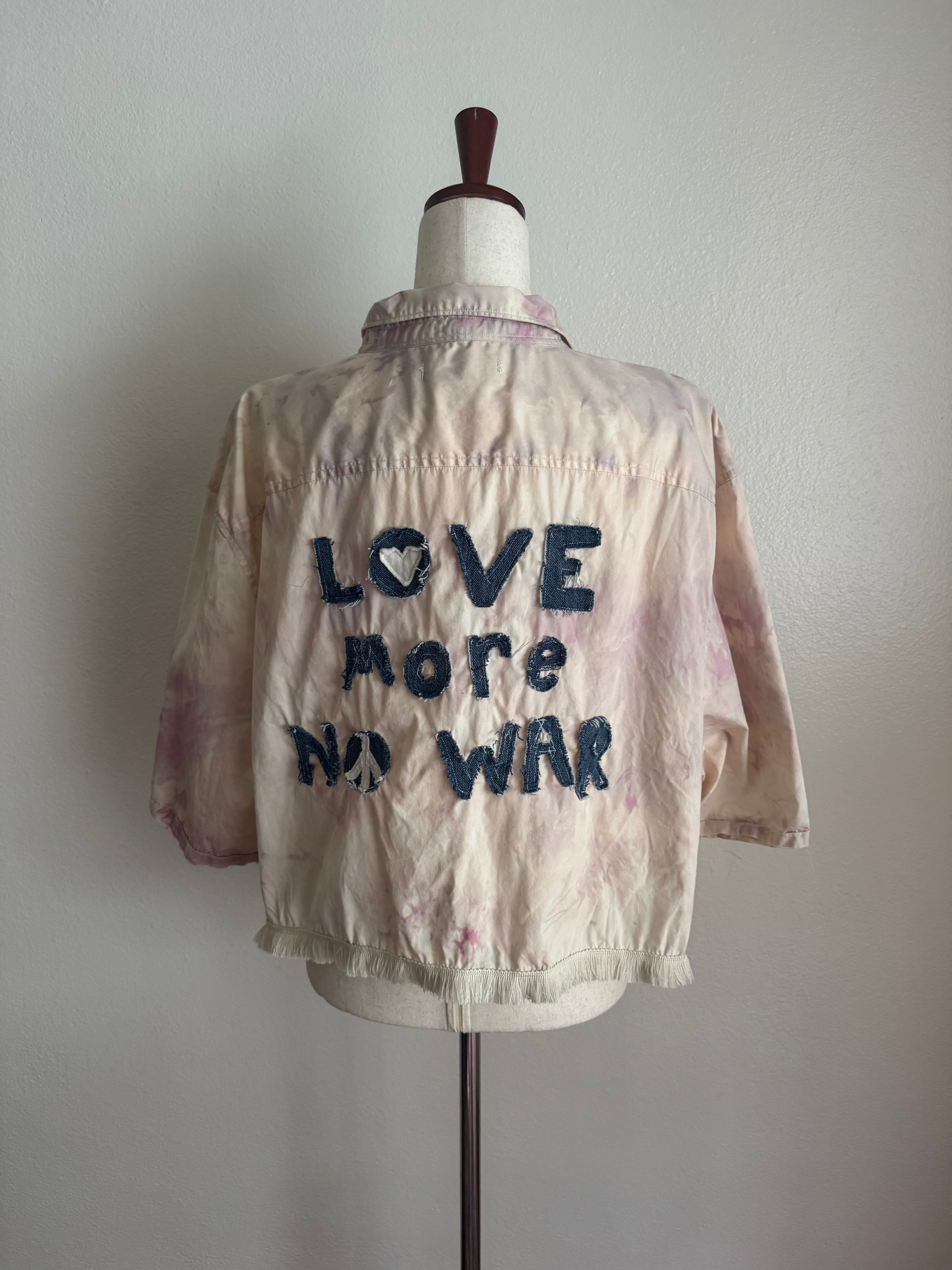 “Love More No War” top
