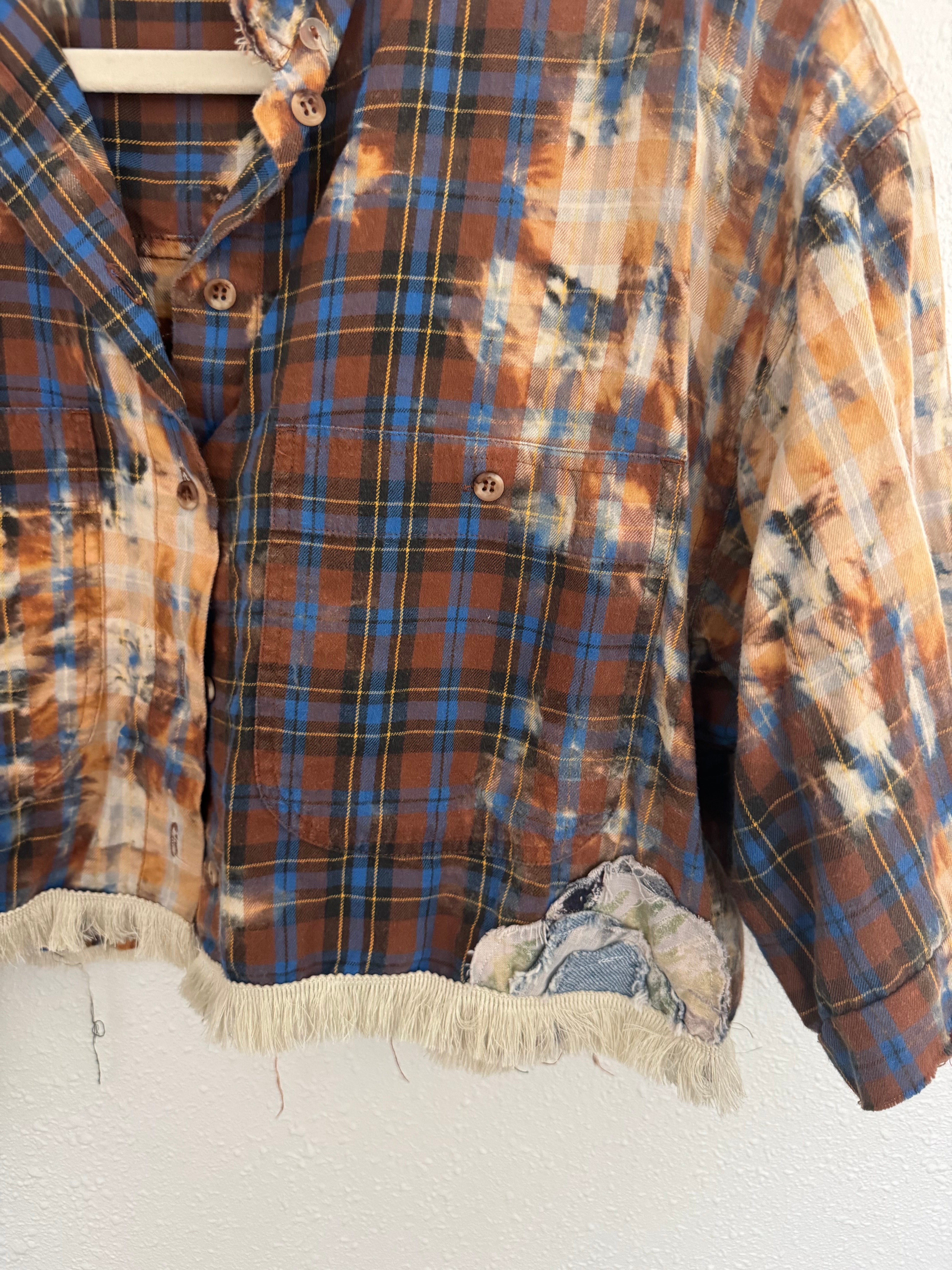 Upcycled Flannel Top
