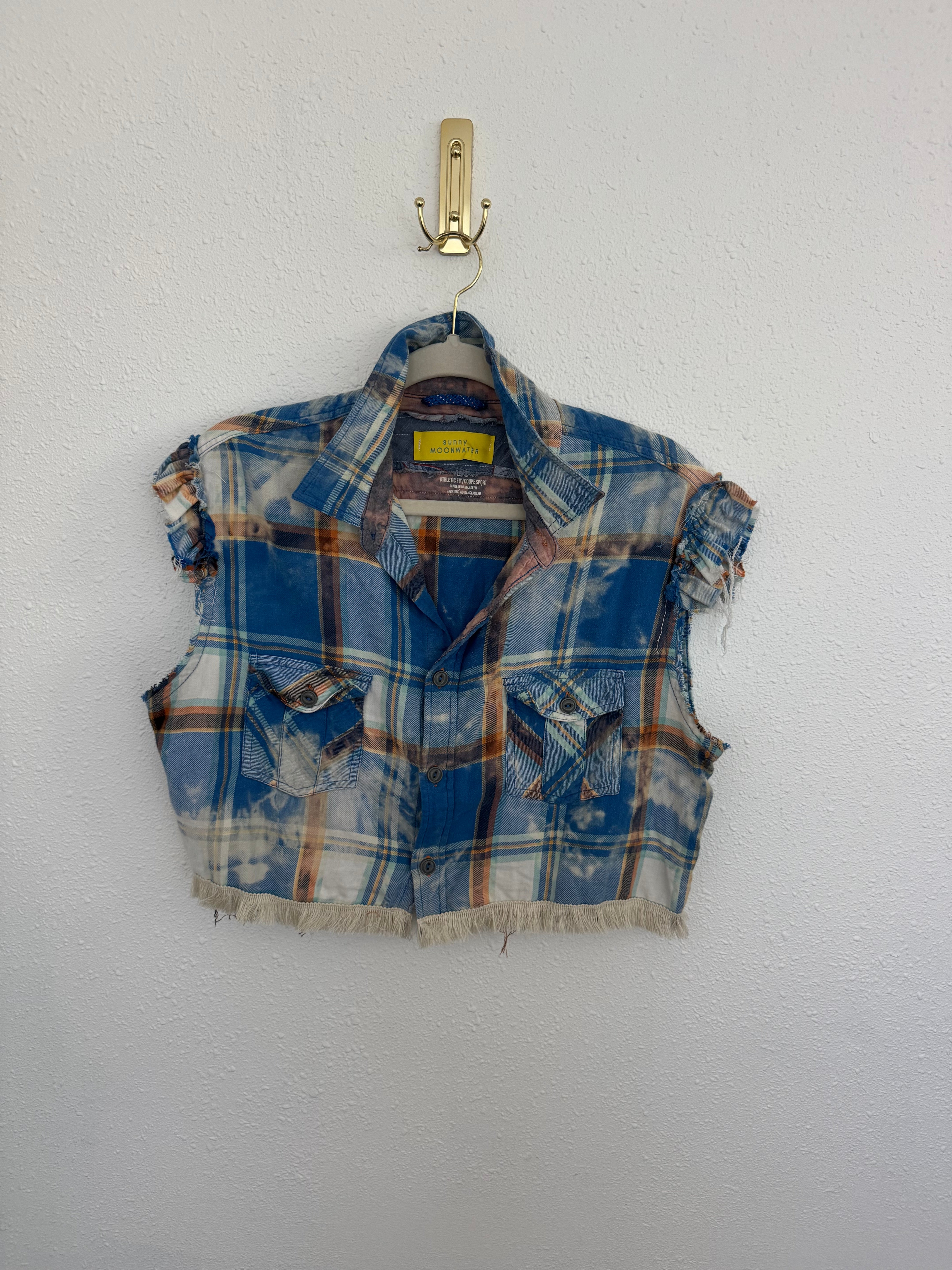 Upcycled Flannel Top