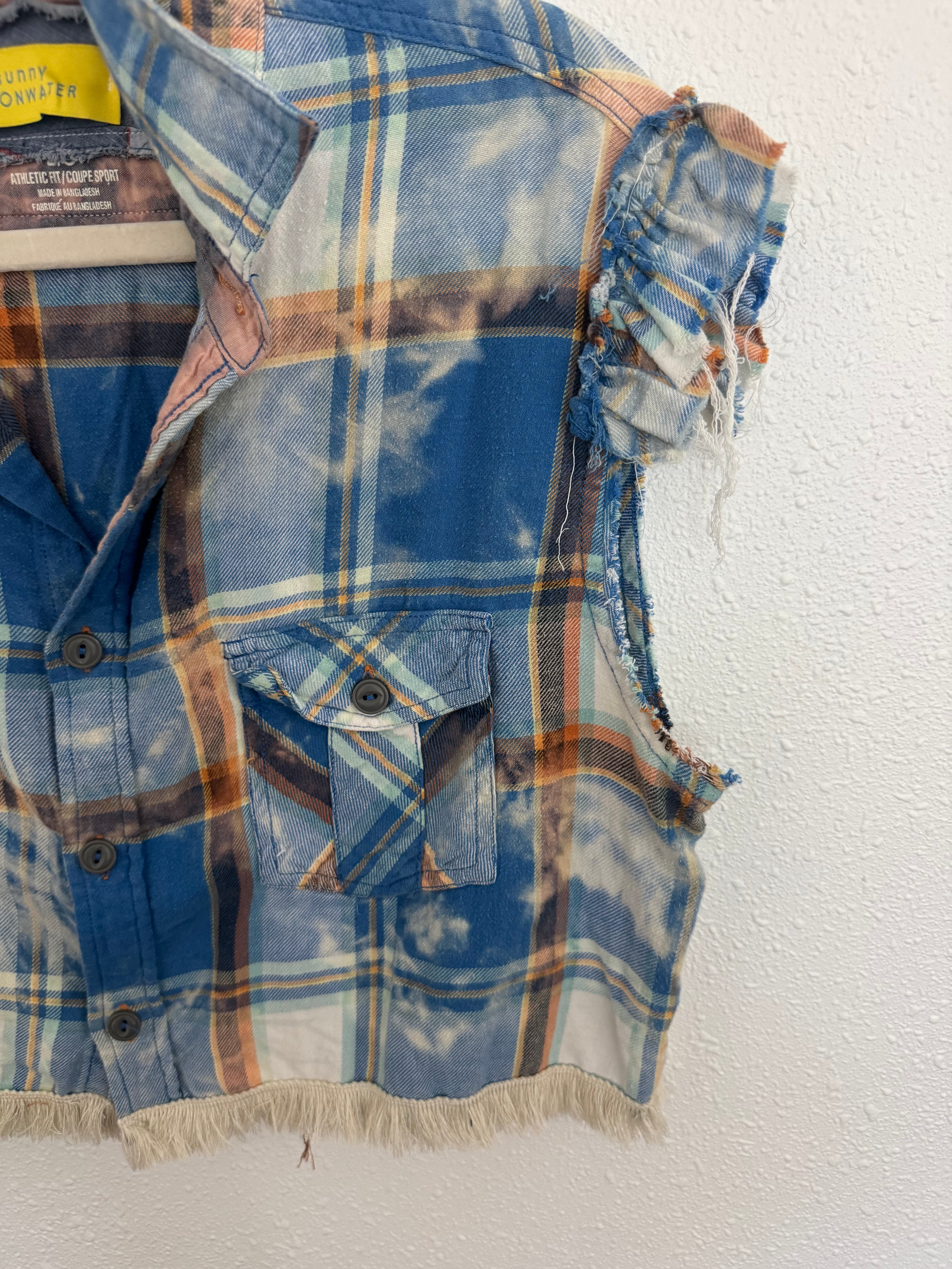 Upcycled Flannel Top