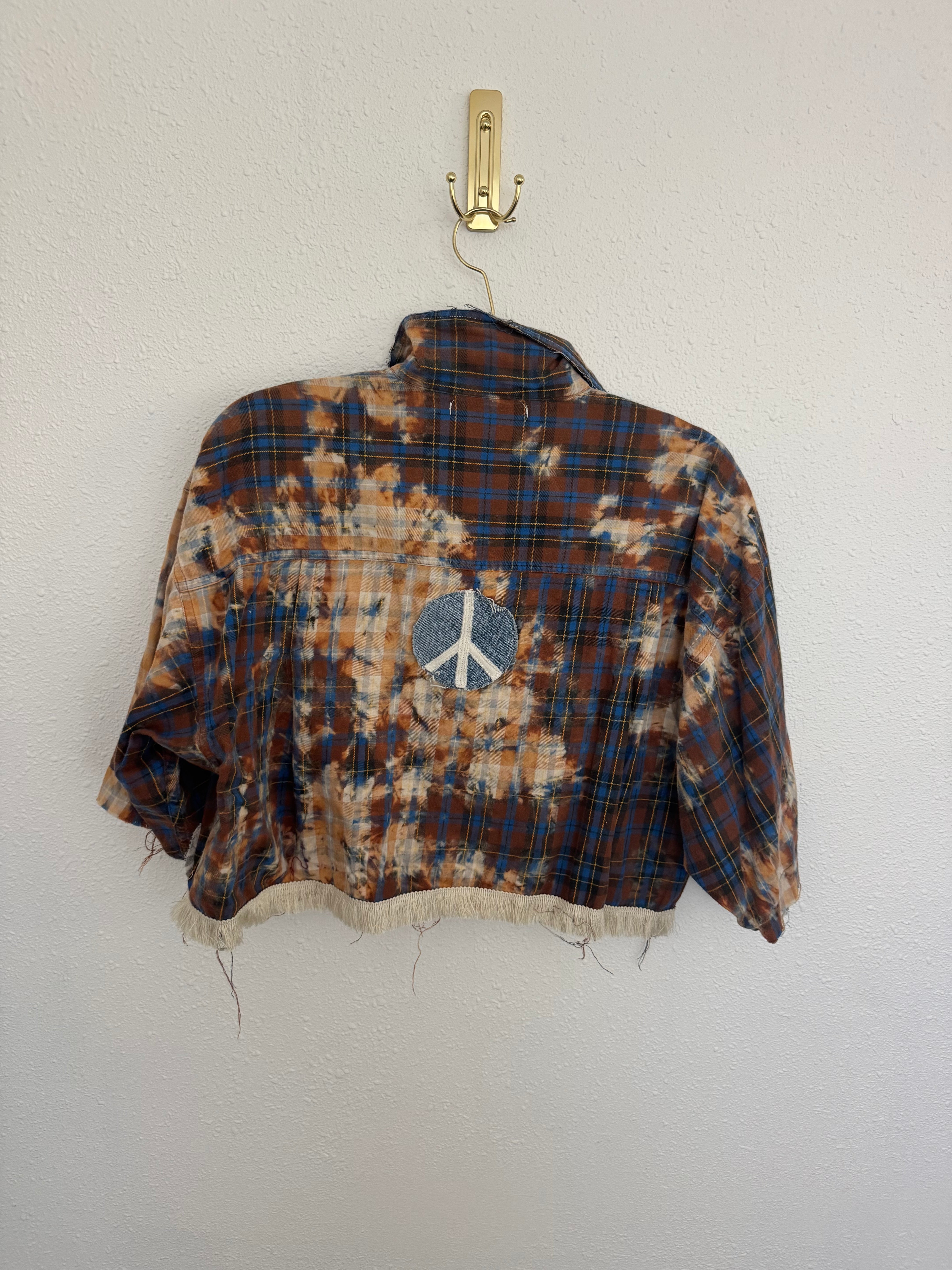 Upcycled Flannel Top
