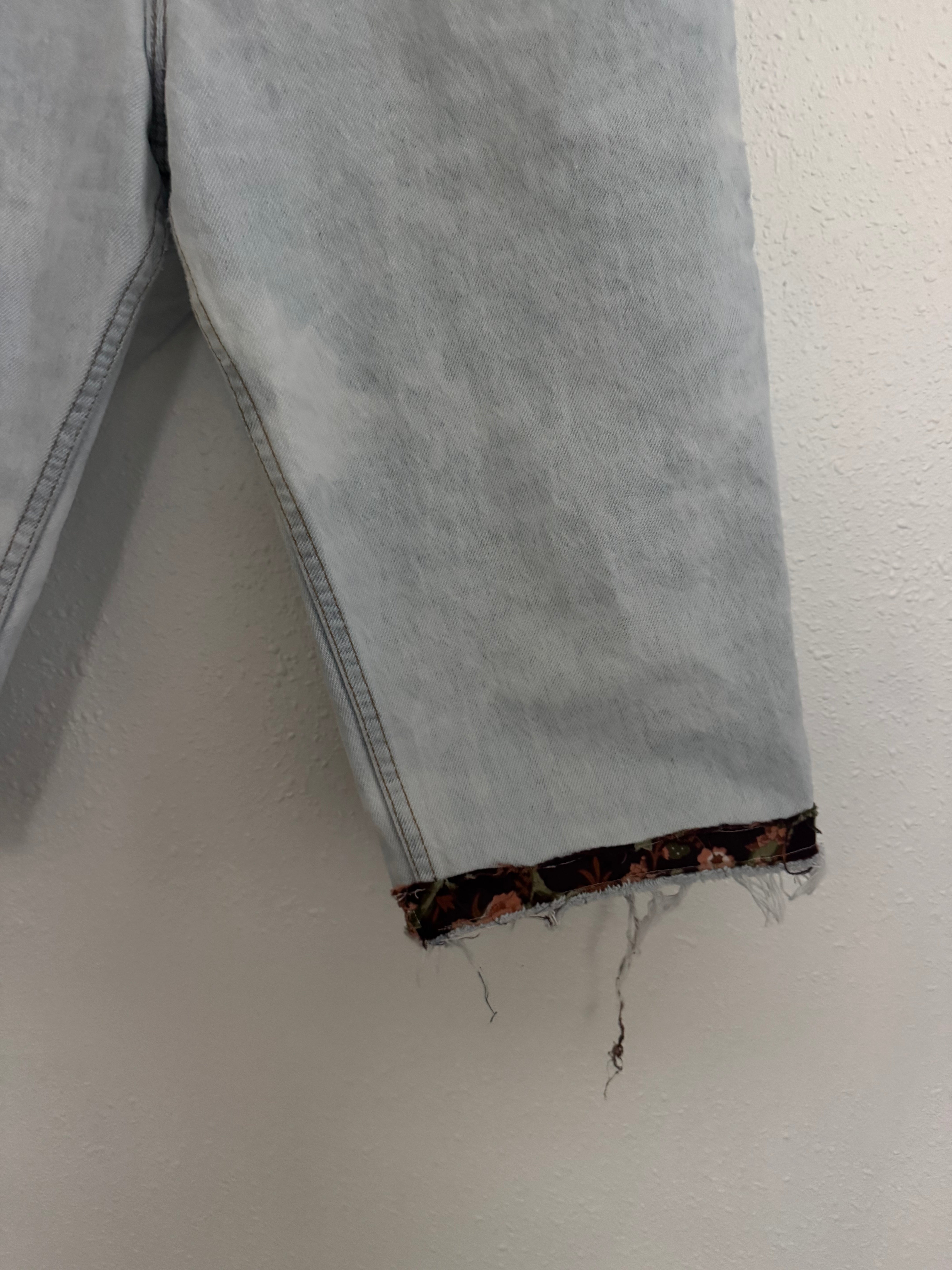 Upcycled Levi’s jeans