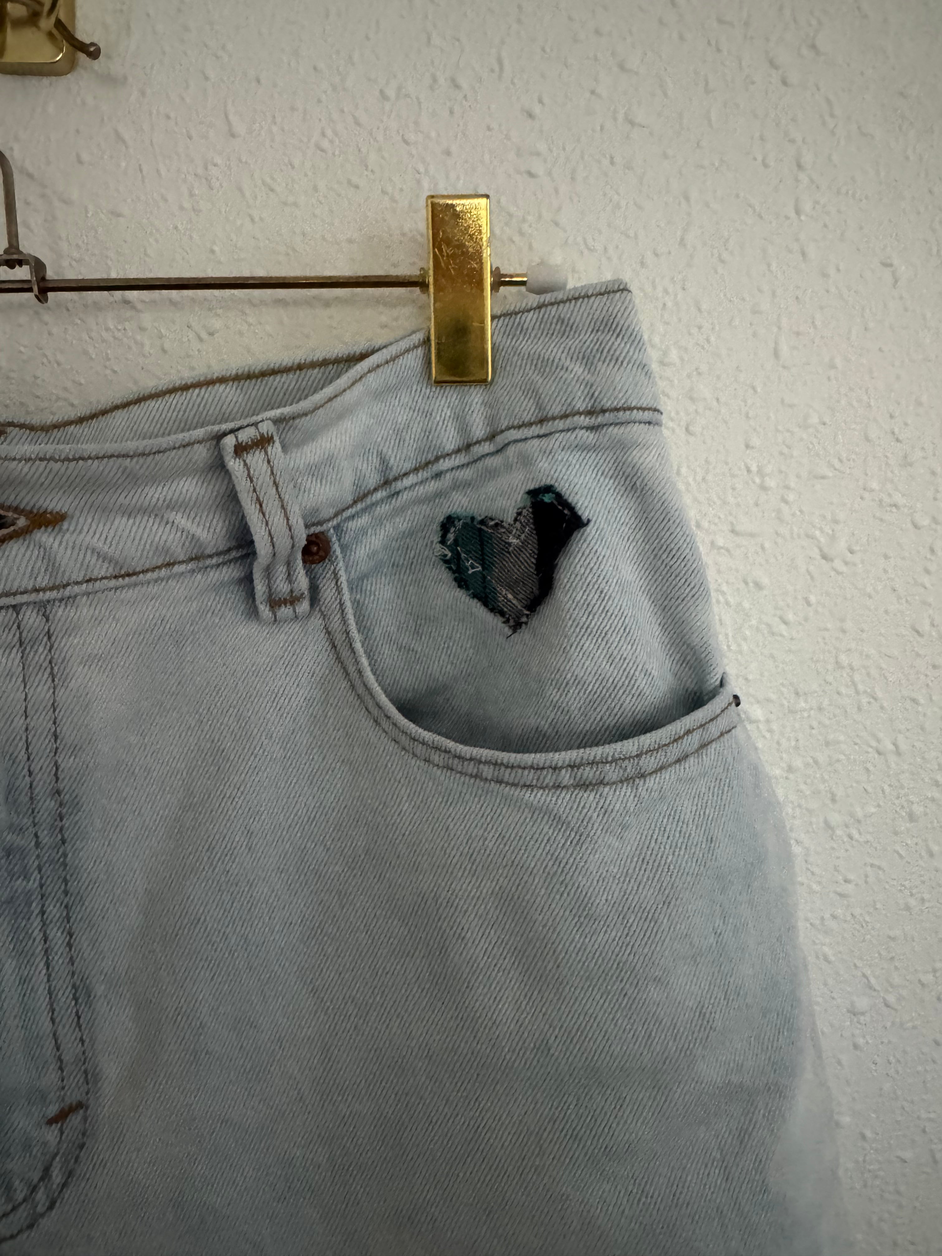 Upcycled Levi’s jeans